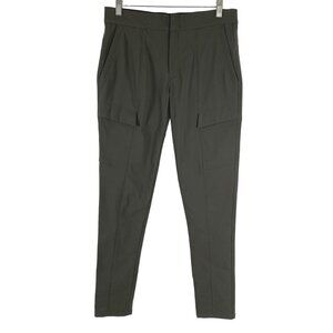 Athleta Wander Utility‎ Pants Size 6 Green Nylon Spandex Outdoor PT-2006